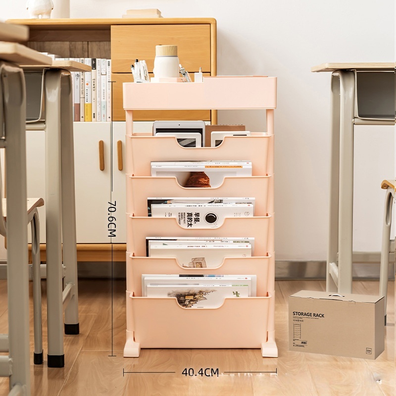 Pink - no drawers without wheels