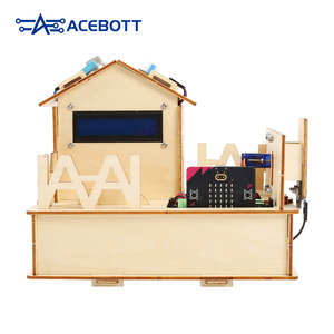 ACEBOTT Micro bit Holz Smart House Coding Starter Kit Anfänger IoT Bluetooth Fernbedienung DIY Lernspiel zeug für Arduino - Product Image 4