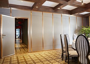 Office Manual Mobile Operable <strong>Partition</strong> Wall for Conference Room Living Room Warehouse Sliding Pivoting <strong>System</strong> with Door Passage - Product Image 6