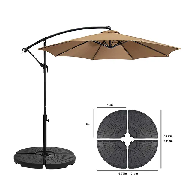 YASN SZ001 Wholesale Beach Patio Umbrella Base Accessory Stand Round Outdoor Umbrella Base