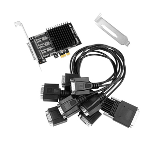 Customized <strong>PCI</strong>-E 1-to-8 Serial Port Card 8-Port RS232 Drag 8 Copper Material for Computer in Stock - Product Image 6