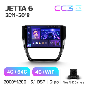 TEYES CC3 2k汽车DVD播放器，适用于大众捷达6 2011 - 2018 <span class=keywords><strong>10.2</strong></span>英寸汽车收音机多媒体视频播放器导航