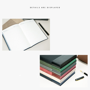 Custom Stationary Flexible Cover Synthetic Vertical <strong>Stripe</strong> Leather Spliced Cover A5 Custom <strong>Notebook</strong> - Product Image 4