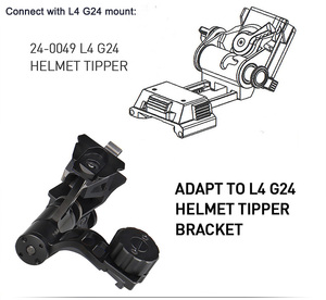 อะแดปเตอร์ L4G24แบบตาเดียว NVM-14กล้องส่องกลางคืนตัวยึด L4G24หมวกกันน็อค HK24-0254แว่นตา NVG สำหรับล่าสัตว์ - Product Image 4