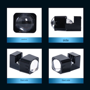 ล่าสุด combinable 1.5นิ้ว Matrix LED โปรเจคเตอร์โมดูลเลนส์แสงสูงต่ำไฟหน้ารถโมดูล retrofit M INI - Product Image 5