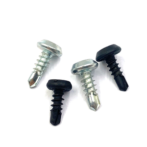 Black Galvanized Hex #14 X <strong>2</strong> Inch Hex Drive Self-Drilling <strong>Screw</strong> for Metal to Metal Fastening