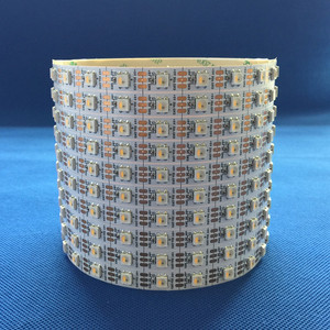 WS2812B RGB Flexible esnek LED piksel şerit 16.4FT 60 piksel/m 300 piksel bireysel adresli 5m 12V IP20/IP68 ışık zinciri - Product Image 6