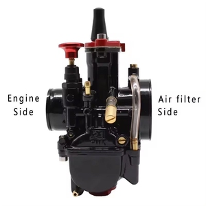 PowerMotor คาร์บูเรเตอร์อเนกประสงค์,สกูตเตอร์สำหรับ PWK 21 24 26 28 30 32 34มม. สีดำ Mikuni Maikuni PWK พร้อมพาวเวอร์เจ็ทมอเตอร์ ATV - Product Image 3