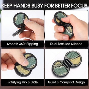 Tự kỷ làm dịu kết cấu mềm cảm giác Flipper đồ chơi EDC Fidget Slider cảm giác đá <span class=keywords><strong>Spinner</strong></span> - Product Image 2