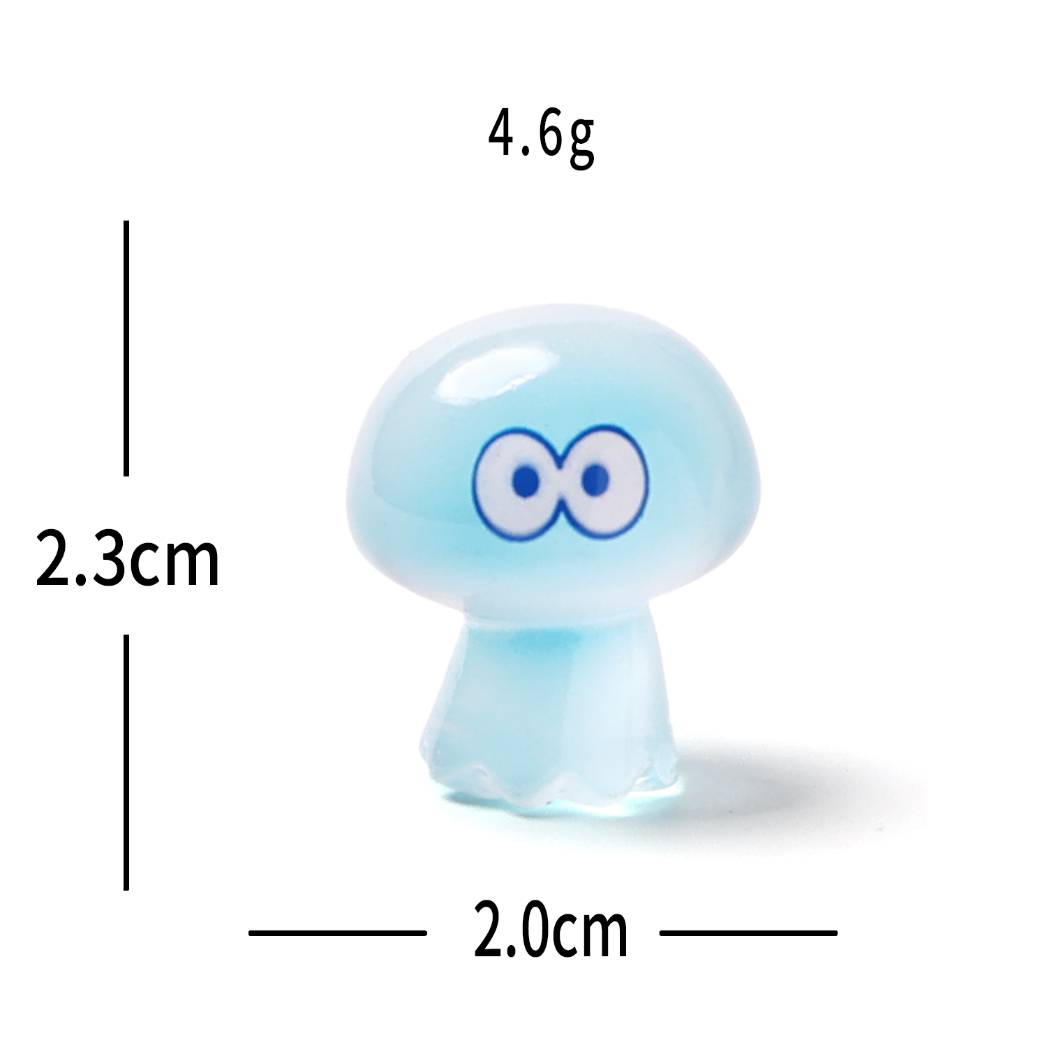 Méduse bleue lumineuse
