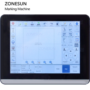 ZONESUN ZS-LMC1 bottiglie automatiche per animali domestici codice QR data macchina per codifica Laser stampante macchina per marcatura Laser CO2 per linea di riempimento - Product Image 2