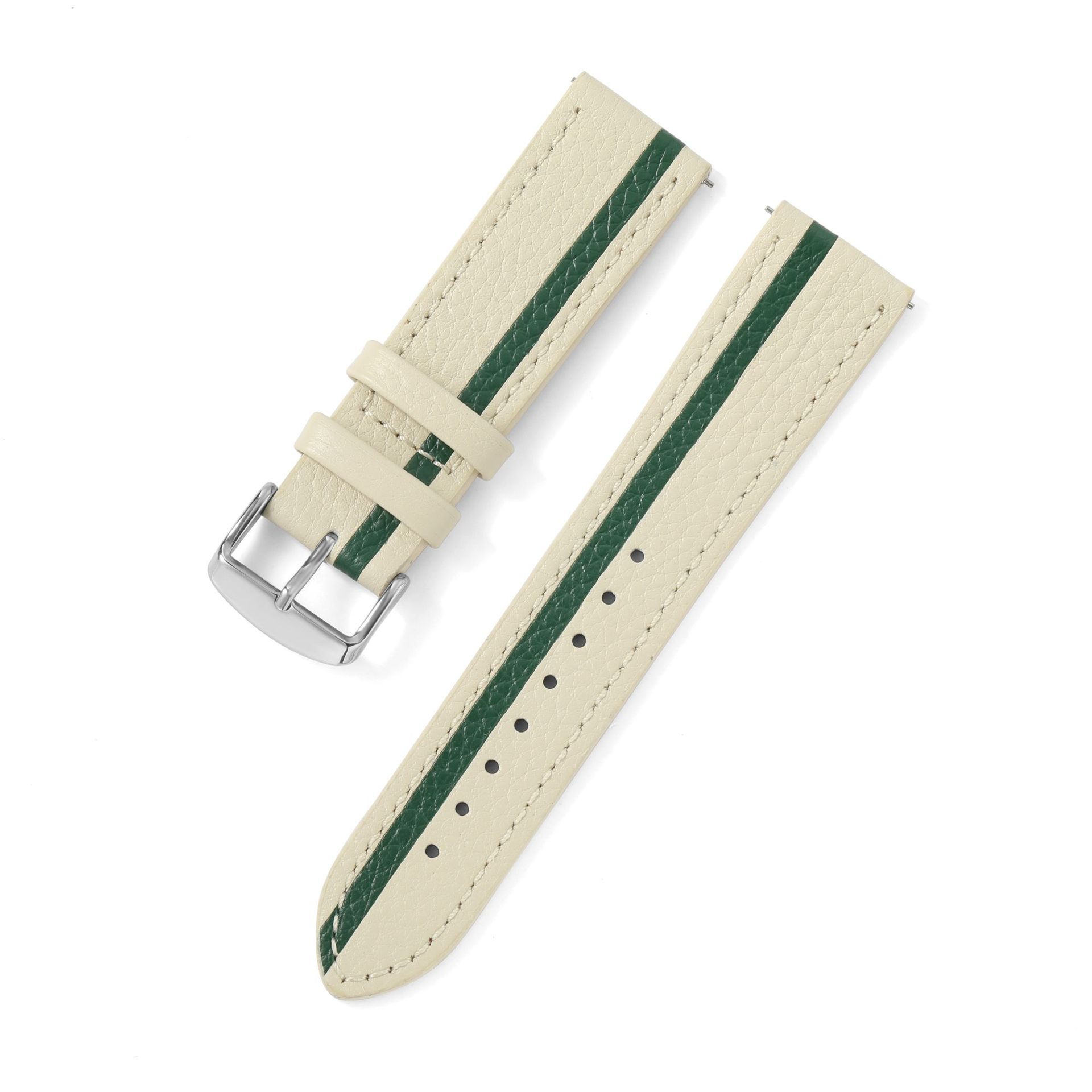 White with green A