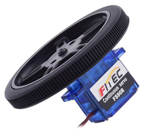 FEETECH FS90R 360 Degree Continuous Rotation Micro Servo Motor 9g Servo for RC Helicopter Airplane Car Boat Robot <strong>Controls</strong>