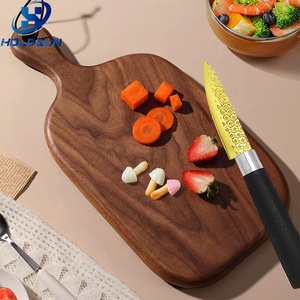 Mãi Mãi Sắc Nét 3.5 Inch Vàng Titan Thép Không Gỉ Trái Cây gọt Dao Với Tay Cầm Màu Đen Cho Nhà Bếp Sử Dụng - Product Image 5