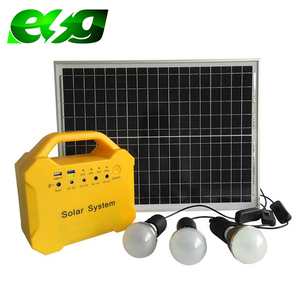 便携式20W DC迷你太阳能系统3w发光二极管灯锂离子电池MPPT控制器10kw家用户外太阳能 - Product Image 3