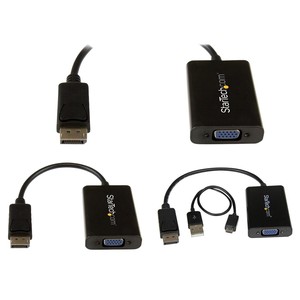 DisplayPort auf VGAアダプタmitオーディオ-DP zu VGA Konverter - 1920x1200 (91992763961) - Product Image 1