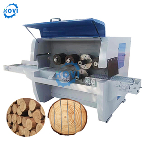 CNC büyük yuvarlak kare log kereste çok bıçaklar Rip dairesel testere ahşap çalışma makinesi - Product Image 1