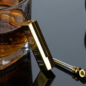 Yaratıcı taşınabilir anahtarlık su geçirmez ve rüzgar geçirmez çok fonksiyonlu geri dönüşüm altın bar çakmak maçlar - Product Image 4