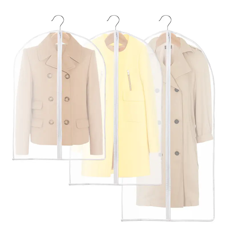 Fabrik Großhandel günstigen Preis staub dichte Kleider sack gefrostete Anzug Abdeckung PEVA Mantel Abdeckung für Kleidung