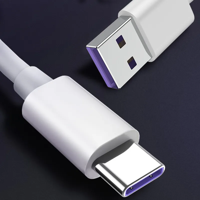 สายชาร์จ USB Type C ยาว1เมตร,สายชาร์จเร็วสำหรับ HUAWEI Samsung Redmi Note 8 Pro USB Type C