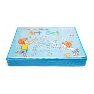 Düşük fiyat 208 renkler çevre boyama mum boya seti, yeni varış güvenlik Pvc mum boya ve renk kitap işaretleyici seti - Product Image 5