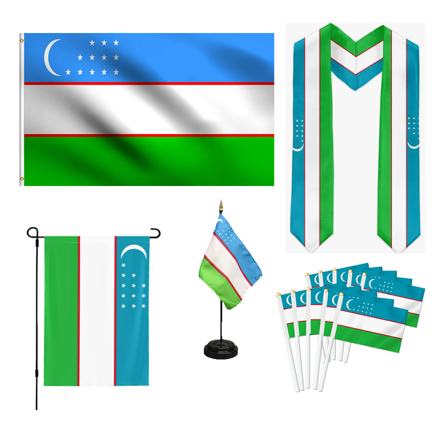 Banderas de Uzbekistán