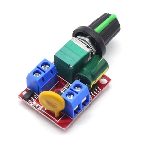 Mini 35V DC Motor hız kontrolörü 5A 90W PWM hız regülatörü On-Board ayarlamak kurulu modülatör DC DC dönüştürücü Motor sürücü panosu - Product Image 1