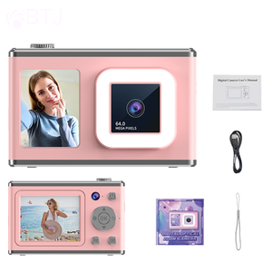 Cámara digital para estudiantes CCD Pantalla IPS de 2,4 pulgadas Cámara pequeña Regalo de cumpleaños para niños 1080p HD Cámara para niños con MP3 - Product Image 1