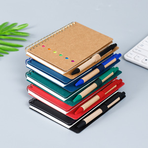 2025 New KRC Custom Logo Kraft <strong>Notepad</strong> with Pen Memo Sticky Notes Eco Kraft Paper <strong>Notebook</strong> Mini Small Notepads Custom <strong>Print</strong> - Product Image 2