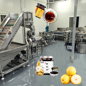 Sanayi armut sıkacağı makinesi reçel yapma Pot meyve kabarcık çamaşır makinesi domates sosu üretim hattı - Product Image 1