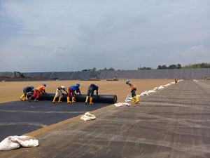 <strong>HDPE</strong> Geomembrane Fish Farm Liner with Welded Seam 60 <strong>Mil</strong> Revestimiento Para Embalses Geomembrana <strong>HDPE</strong> 1.5mm - Product Image 4