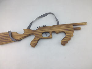 शैक्षिक खिलौना आउटडोर शूटिंग गेम टॉम गन खिलौना इलास्टिक बैंड बच्चों का खिलौना सबमशीन गन रबर बैंड गन - Product Image 3