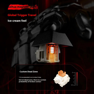 PIIFOX ER75 Interruptor magnético Teclado mecánico 3 modos USB/2,4G Teclados inalámbricos 82key Hot Swap Fps Gamer Teclados
