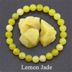 กำไลหยกเลมอน8มม. ขายส่งไม่รวมหินกลาง - Product Image 3