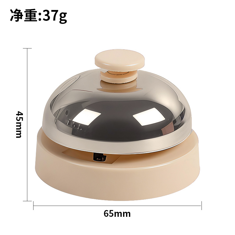 Electroplated khaki hand-held bells (400 pieces per box)