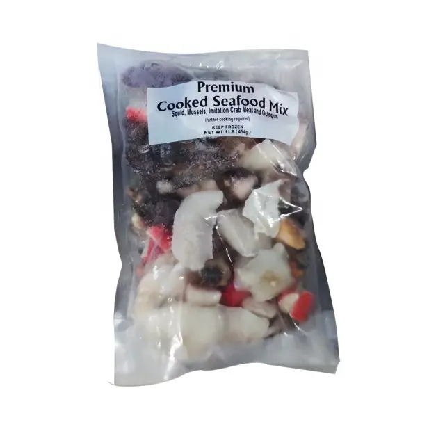 Frozen Seafood Mix in bulk Wholesale From China Bags With Squid And Shrimp Seafood Mix Frozen IQF