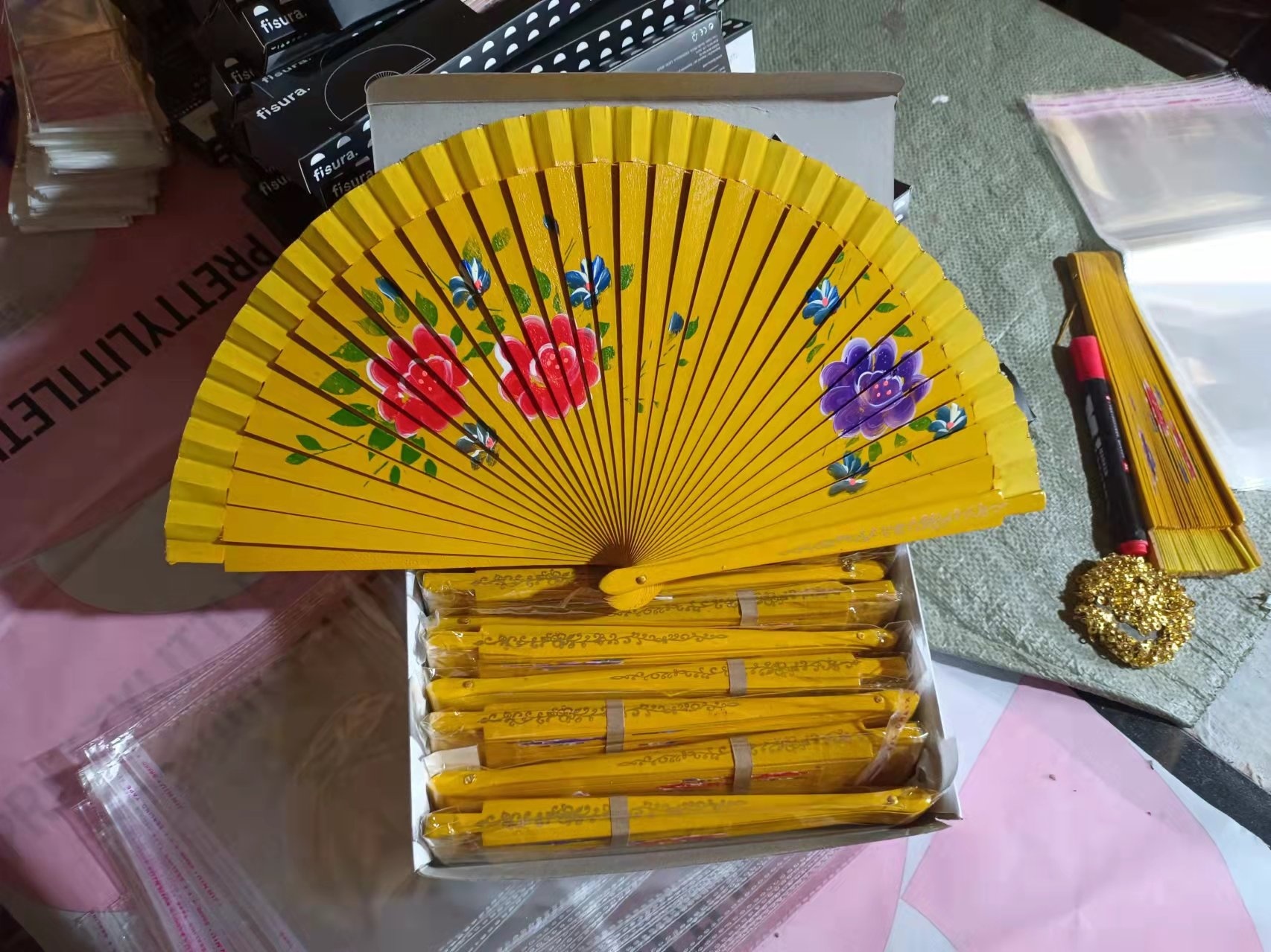 Double-sided hand-painted
