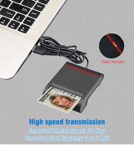 USBISO7816コンタクトスマートICチップカードリーダーライターDCR30 - Product Image 3