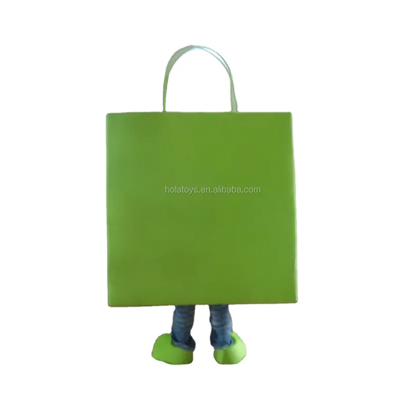 Зеленая сумка талисман костюм для взрослых