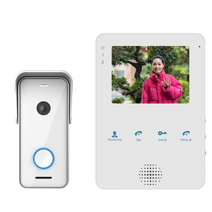 D102+M07 4.3&quot; Inch Tuya App Mobile Control Viewing Latest Model <strong>Touch</strong> <strong>Button</strong> Screen Smartphone Video <strong>Intercom</strong> <strong>System</strong> for Villa - Product Image 1