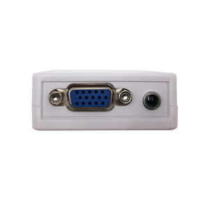 Convertidor de alta definición MINI HM a VGA con conector adaptador de Audio Smart 1080P Salida RCA de alta calidad