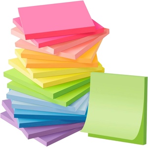 Memo Pads <span class=keywords><strong>Sticky</strong></span> <span class=keywords><strong>Notes</strong></span> Đầy Màu Sắc Siêu Dính Dính Mạnh Mẽ Dính Thích Hợp Cho Nhà Văn Phòng Trường Sạch Loại Bỏ Dễ Dàng Để Dán Viết - Product Image 1