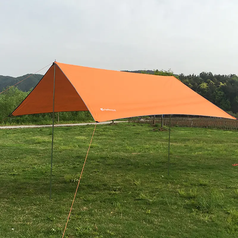 3m X 3m 해먹 비 플라이 파크 양산 차양 야외 초경량 비 방지 차양 텐트 비치 텐트 도매