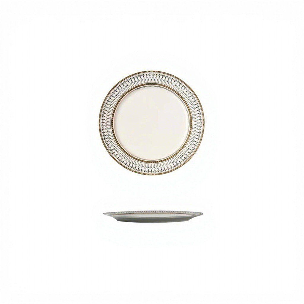 Assiette blanche de 6 pouces