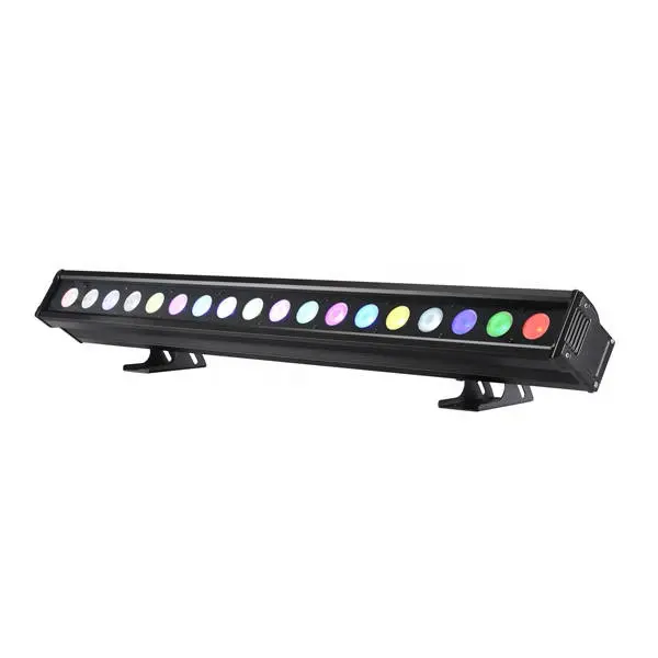 DMX512 IP65 extérieur 18x10w RGBW 4in1 LED Pixel Bar éclairage de scène lumière de lavage