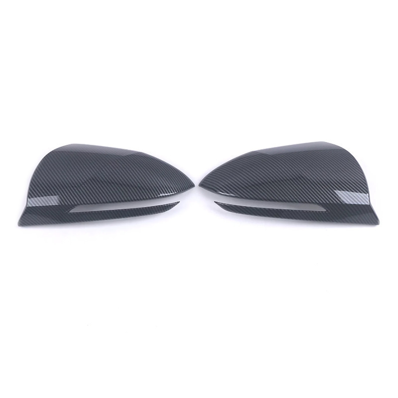 Rearview mirror cover - carbon fiber texture - plastic