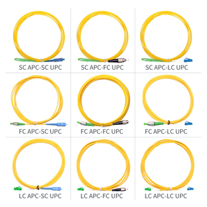 Ağ tek mod SX SC APC LC UPC 1310/1550nm çok modlu fiber optik iletişim yama kablosu Dierite mükemmellik - Product Image 4