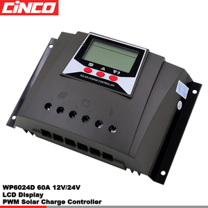WP6024D 60A 12 В/24 В PWM контроллер солнечного заряда с ЖК-дисплеем RS232 RS485 интерфейс 600 В Солнечный контроллер - Product Image 1