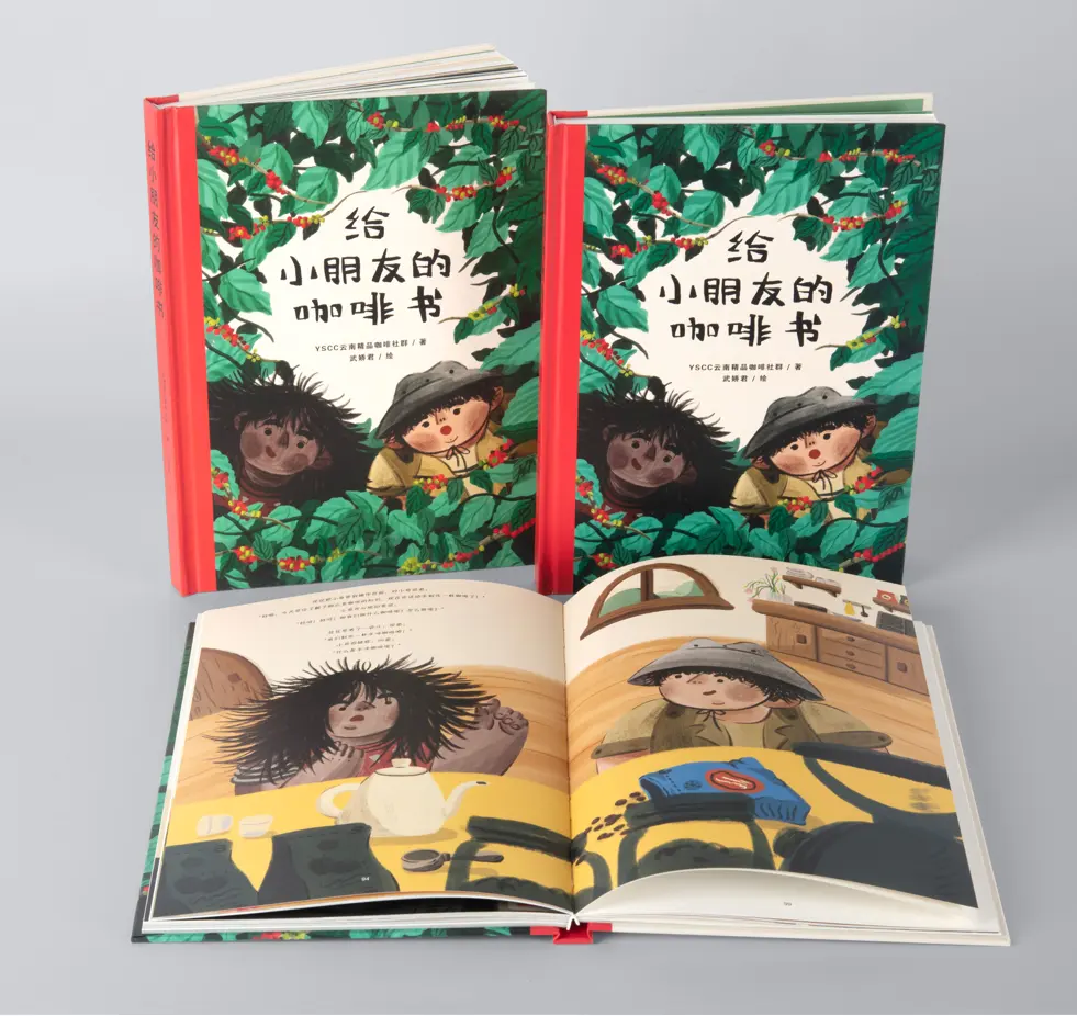 Libro di storie per bambini con copertina rigida con fornitura diretta in fabbrica