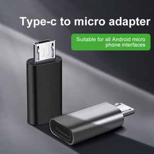 铝制微型到Usb适配器充电转换器C型母到微型Usb适配器 - Product Image 2